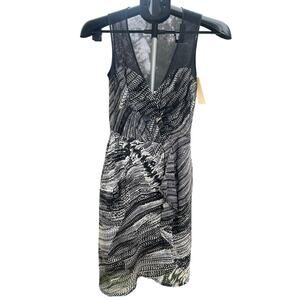 NWT Twelfth Street by Cynthia Vincent Silk Wool Wrap Dress - 0